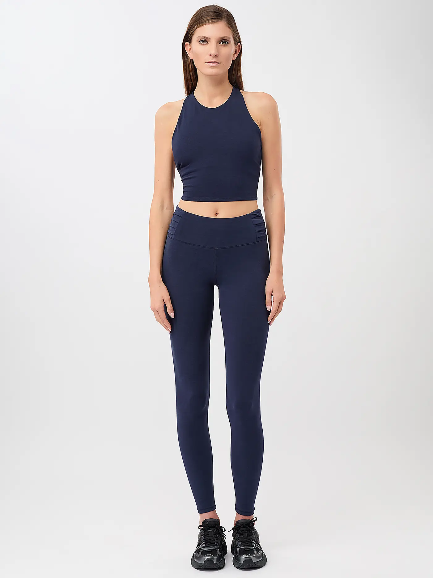 MANDALA | Damen Yoga Tank Top | dunkelblau